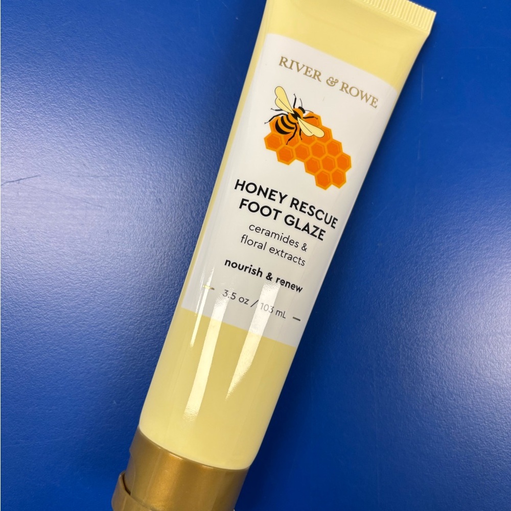 River & Rowe Honey Rescue Foot Glaze - Yellow Tube